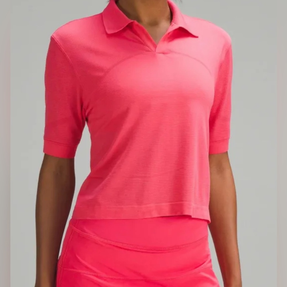 lululemon athletica Lipgloss Swiftly Tech Relaxed-Fit Polo